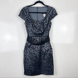 B. Darlin Animal Print Sheath Dress Sz 5/6